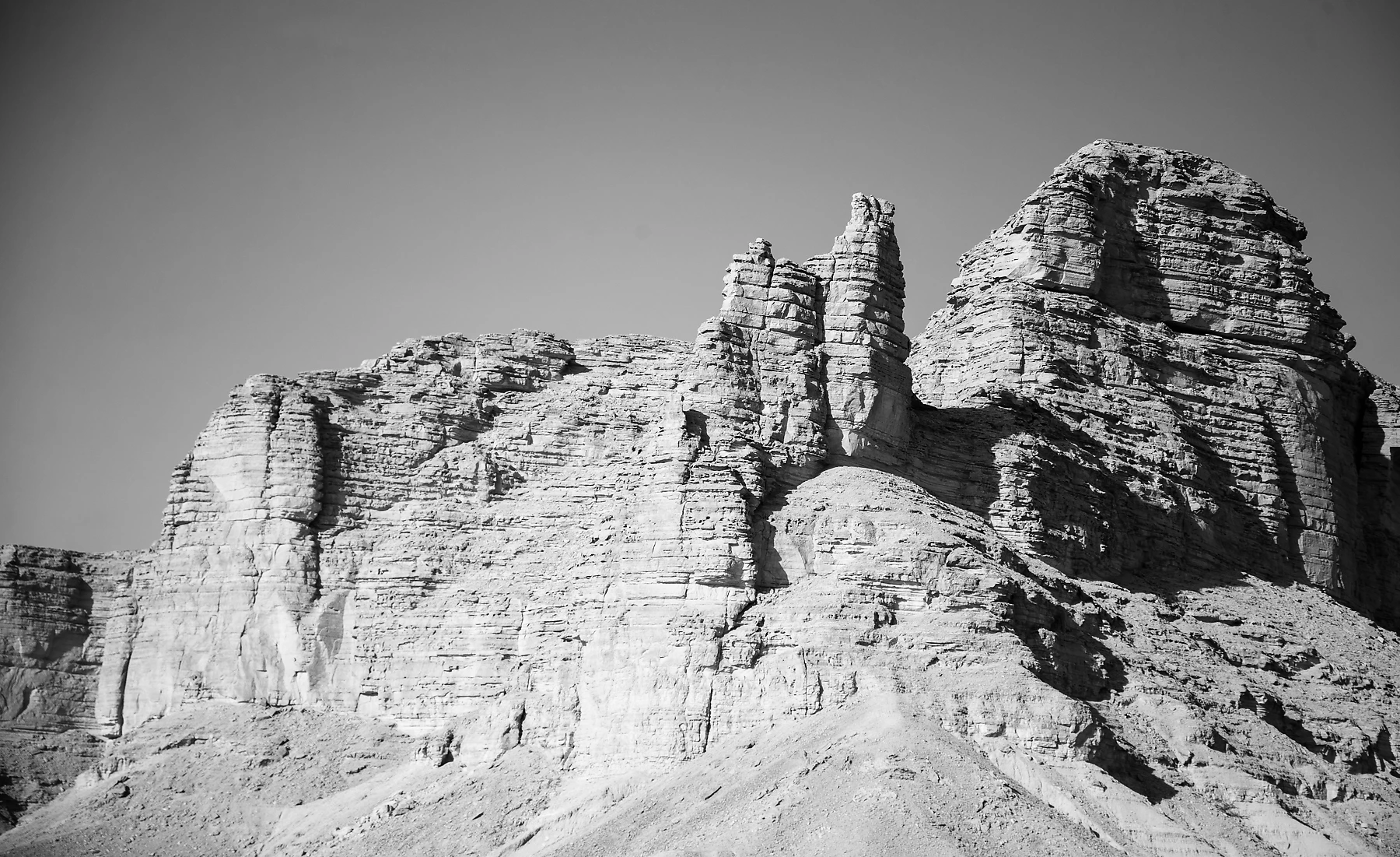 The limestone cliffs of Jabal Tuwaiq in Najd